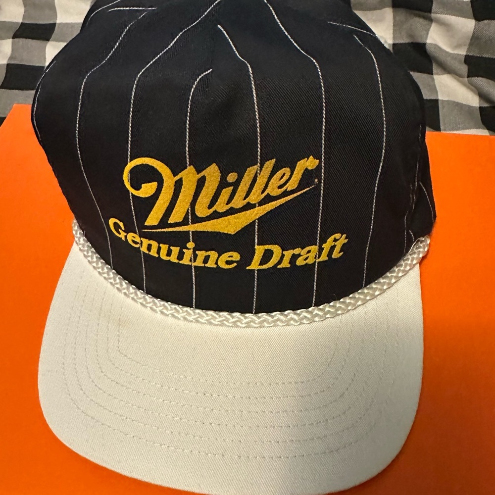 Vintage Miller Genuine Draft Trucker Hat